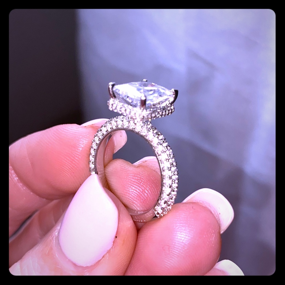 3ct diamond stimulant hidden halo ring
